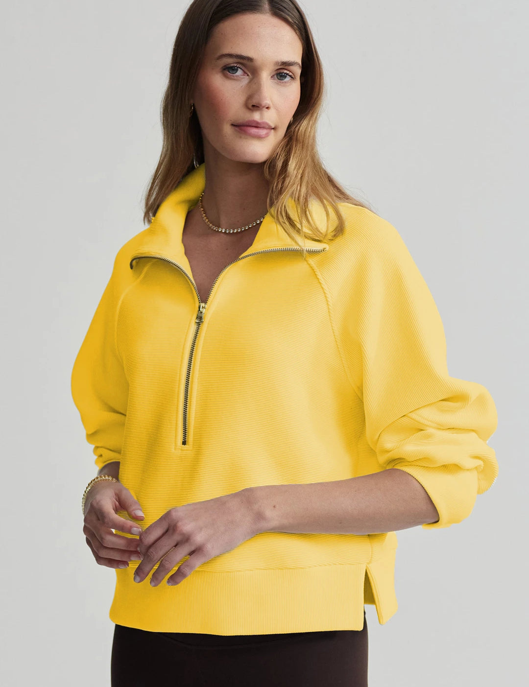 KOTTY Solid Casual Women Sweatshirt 