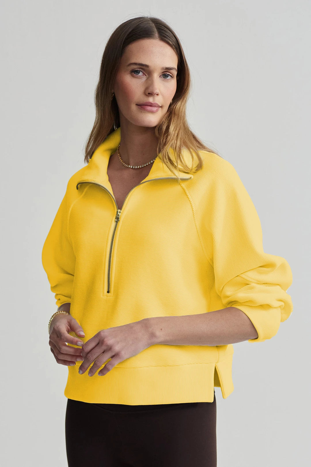 KOTTY Solid Casual Women Sweatshirt 