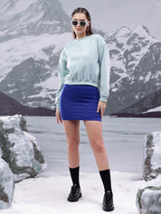 KOTTY Women Full Sleeve Solid Sweatshirt