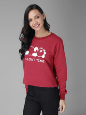 KOTTY Full Sleeve Solid Women Sweatshirt 