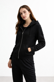 Women's Zip Up Hoodie Jogger Lounge Set