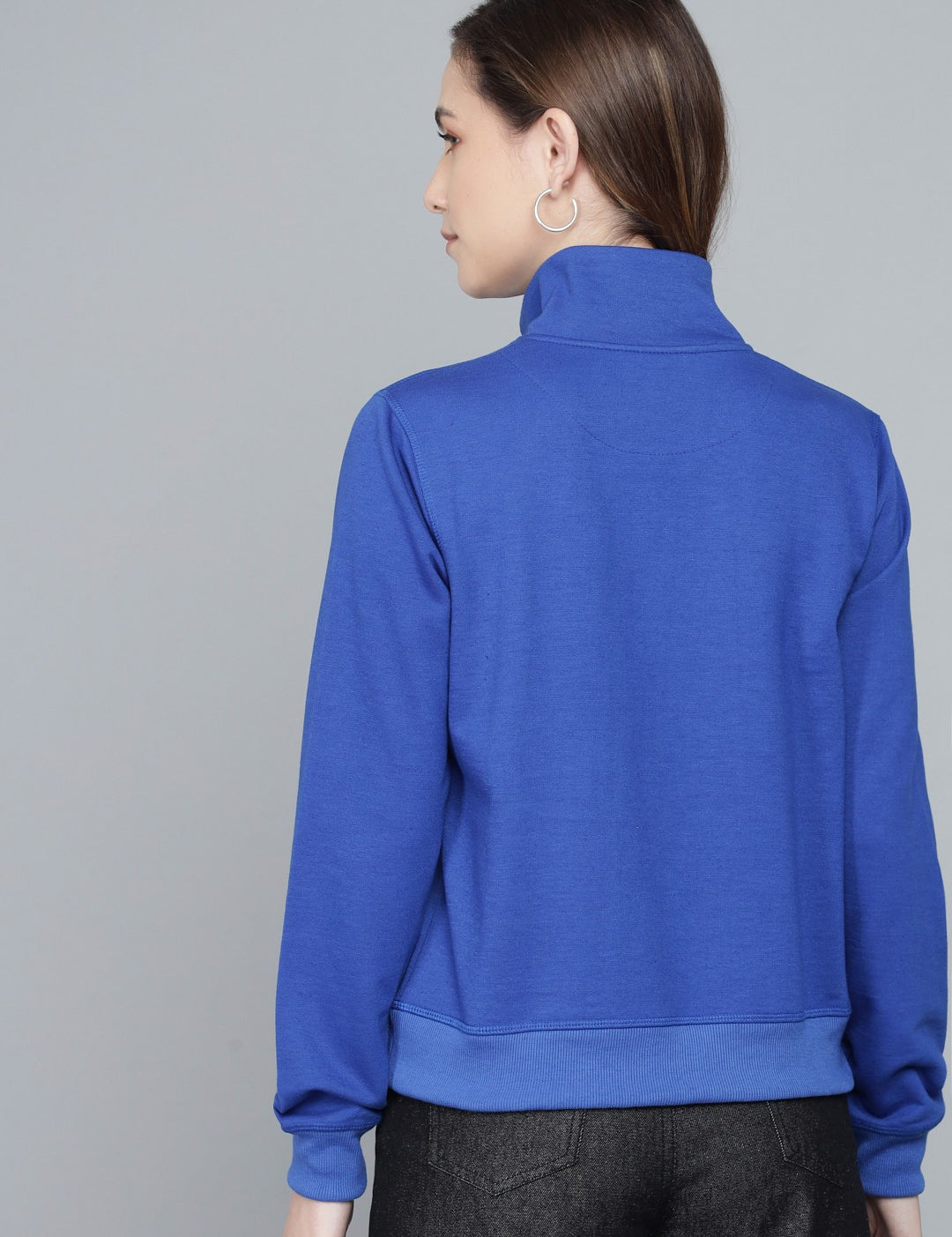 KOTTY Full Sleeve Solid Women Sweatshirt 