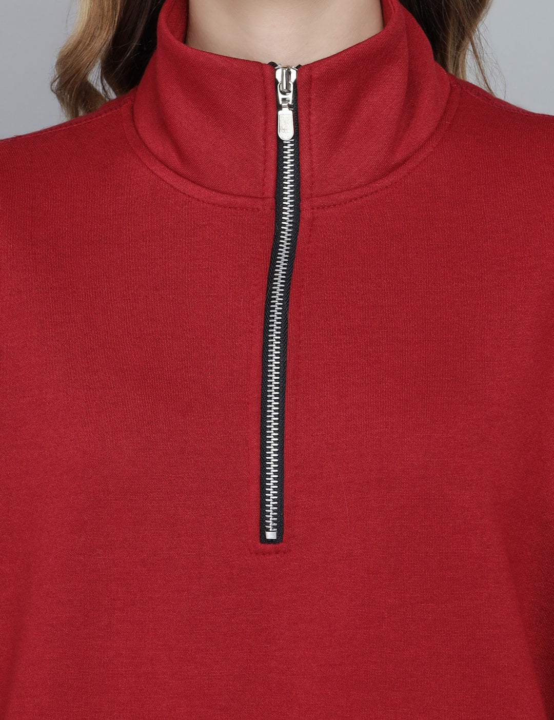 KOTTY Full Sleeve Solid Women Sweatshirt 