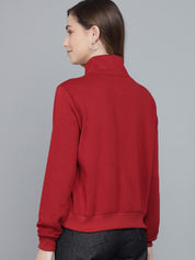 KOTTY Full Sleeve Solid Women Sweatshirt 