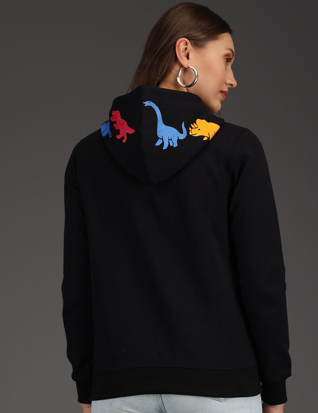 KOTTY Womens Full Sleeve Printed Sweatshirt
