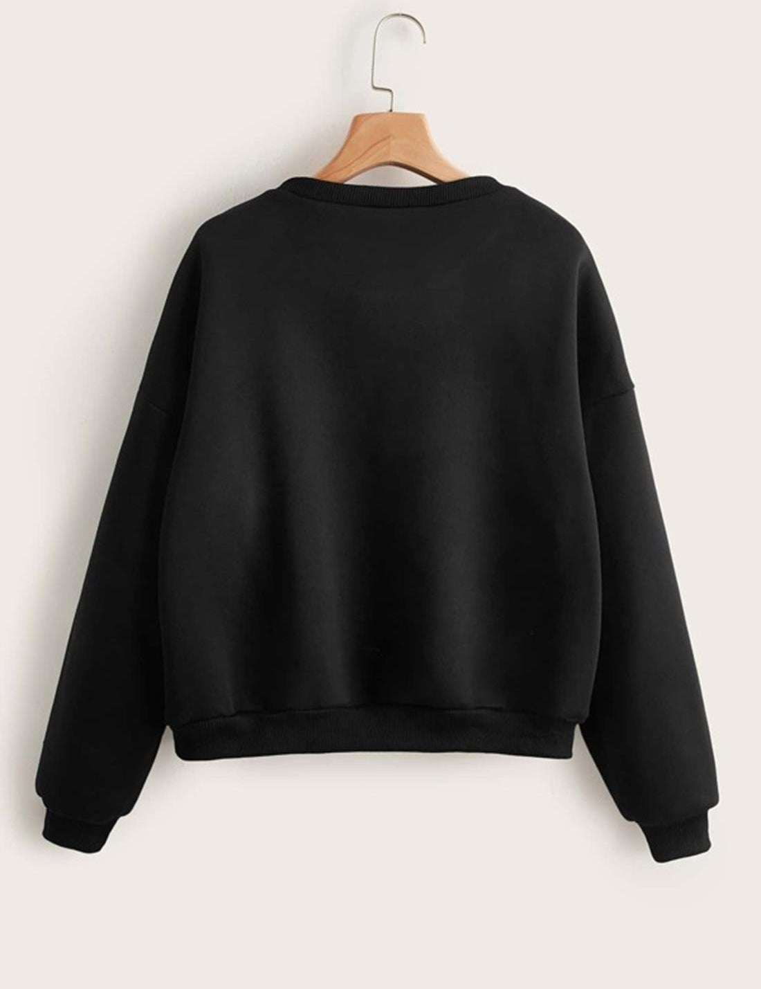 KOTTY Solid Casual Women Sweatshirt 