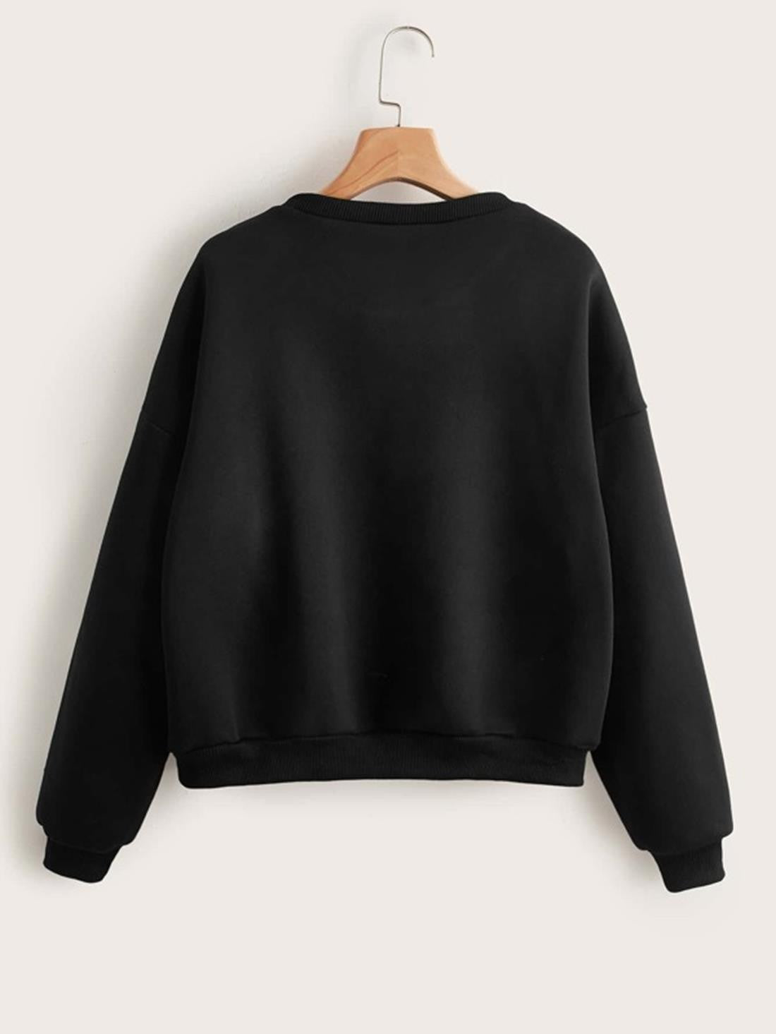 KOTTY Solid Casual Women Sweatshirt 