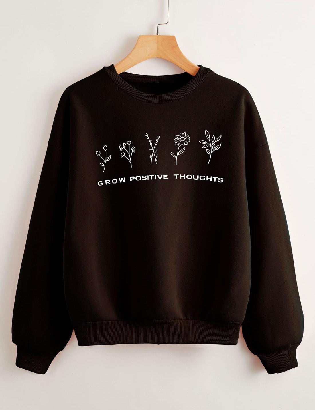 KOTTY Solid Casual Women Sweatshirt 