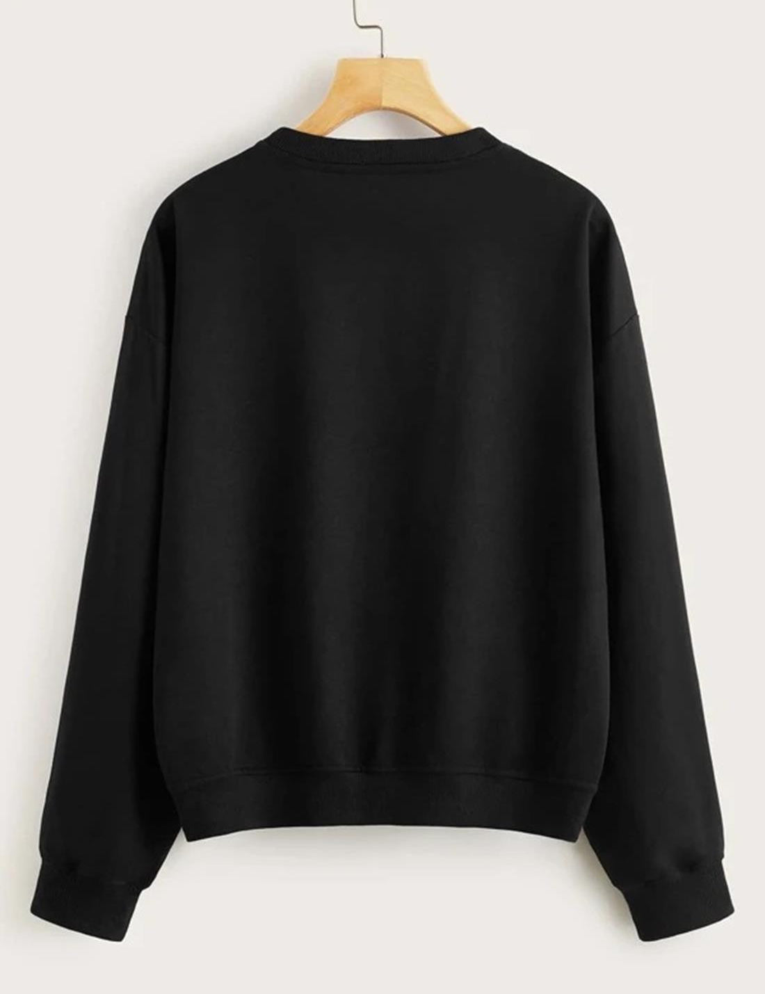KOTTY Full Sleeve Graphic Print Women Sweatshirt 