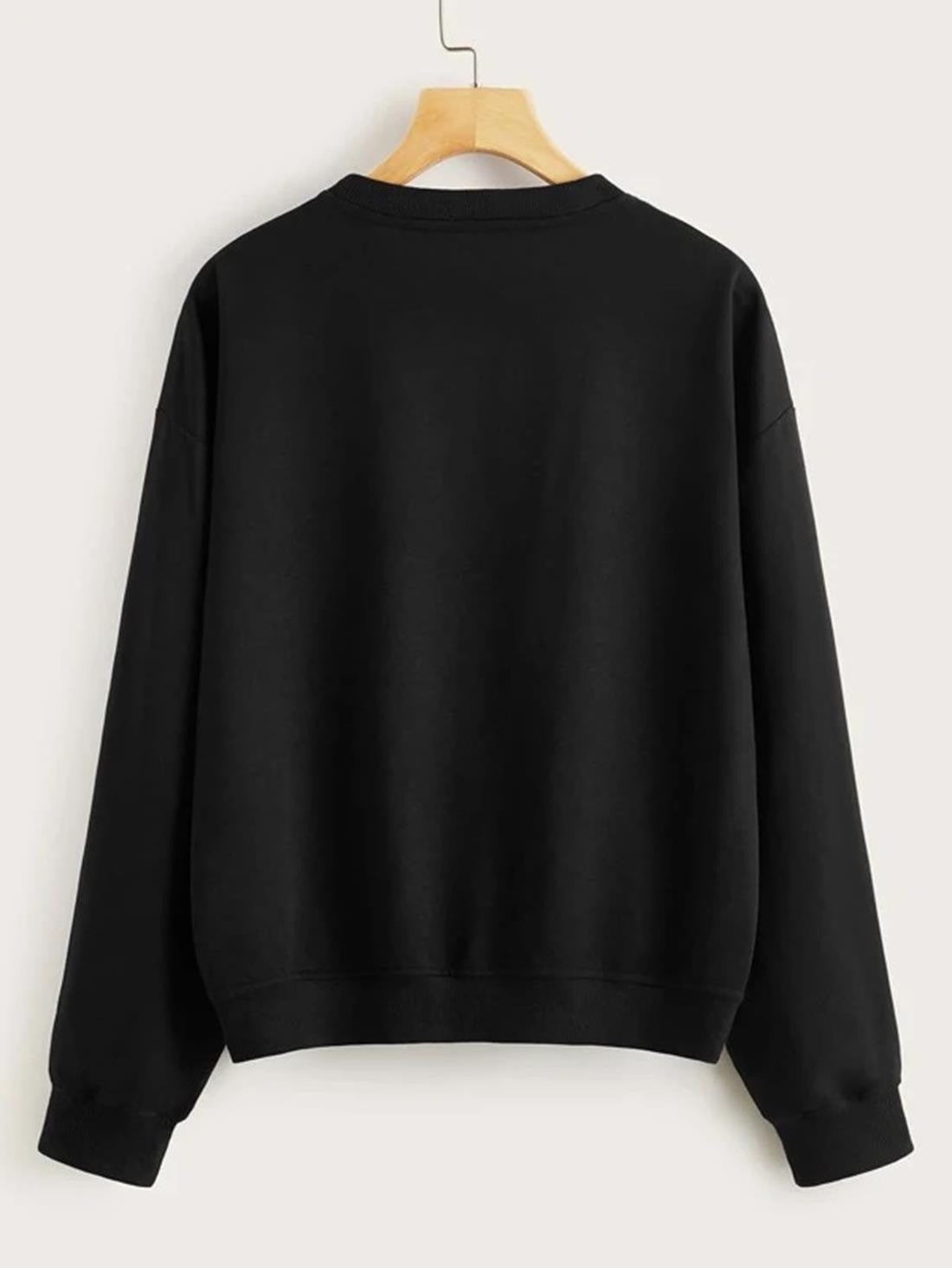 KOTTY Full Sleeve Graphic Print Women Sweatshirt 