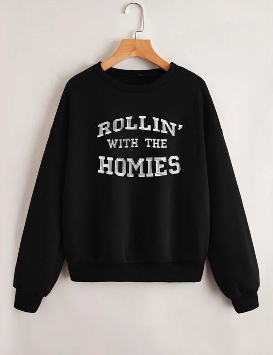 KOTTY Solid Casual Women Sweatshirt 