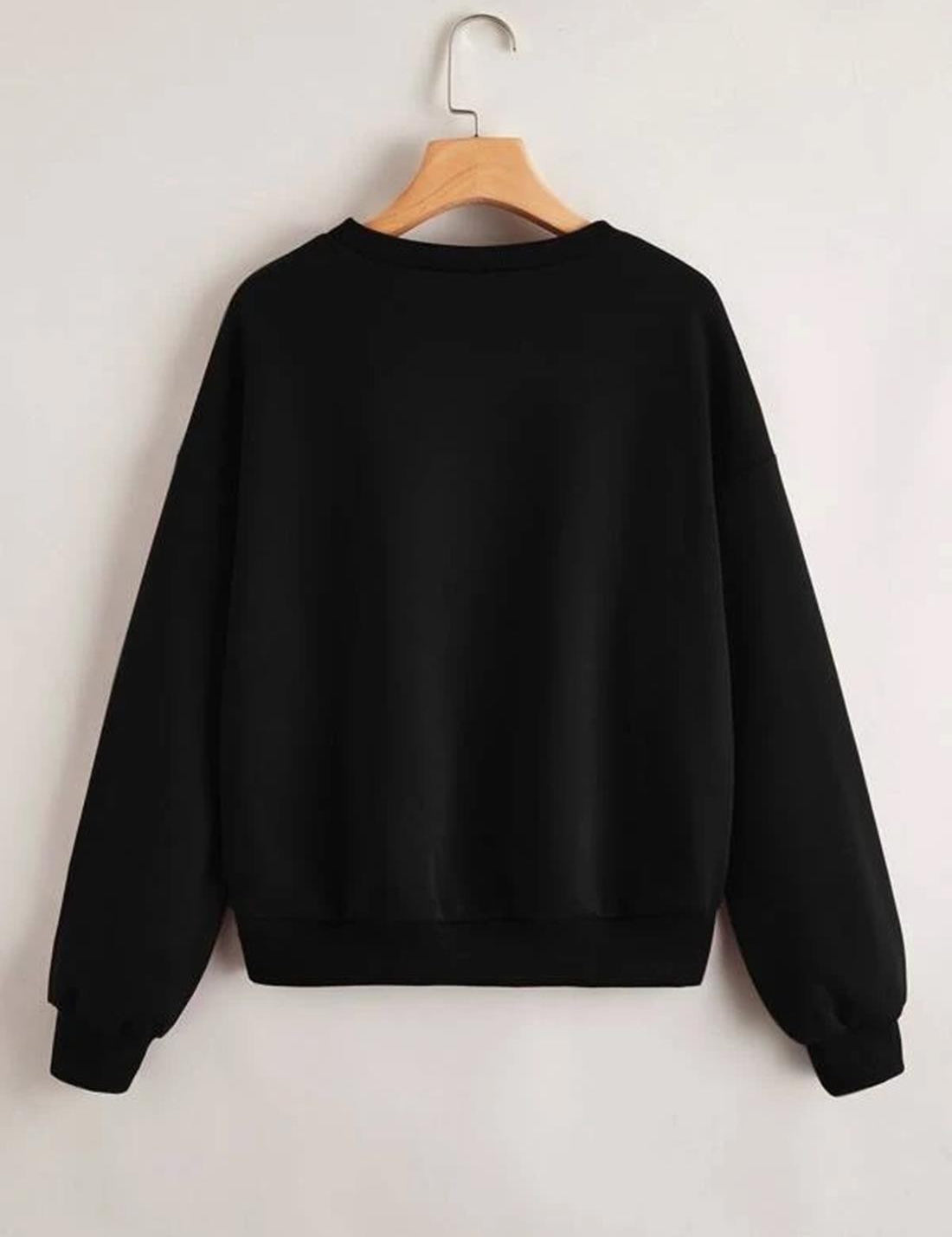 KOTTY Solid Casual Women Sweatshirt 