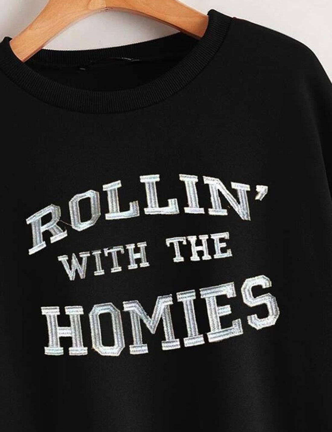 KOTTY Solid Casual Women Sweatshirt 