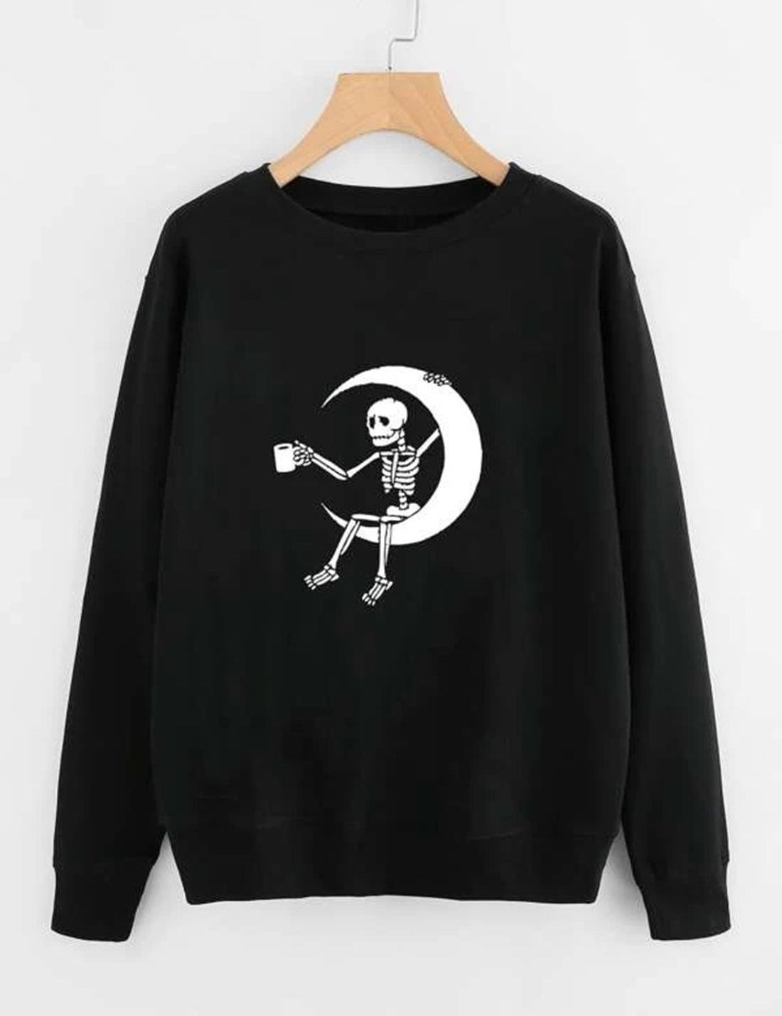 KOTTY Full Sleeve Printed Women Sweatshirt 