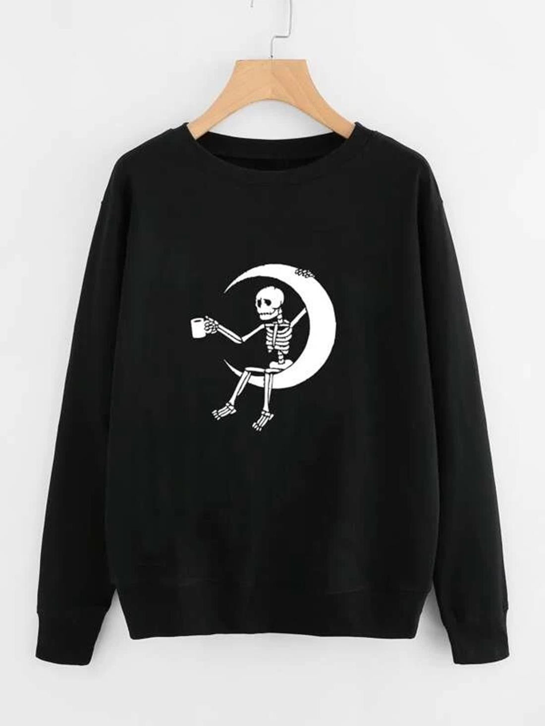 KOTTY Full Sleeve Printed Women Sweatshirt 