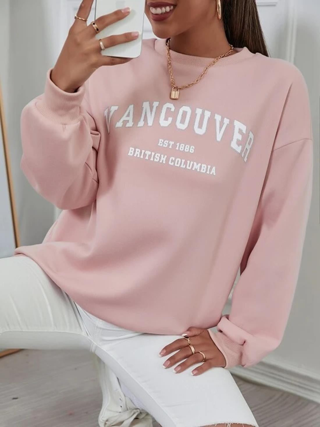 KOTTY Full Sleeve Printed Women Sweatshirt 