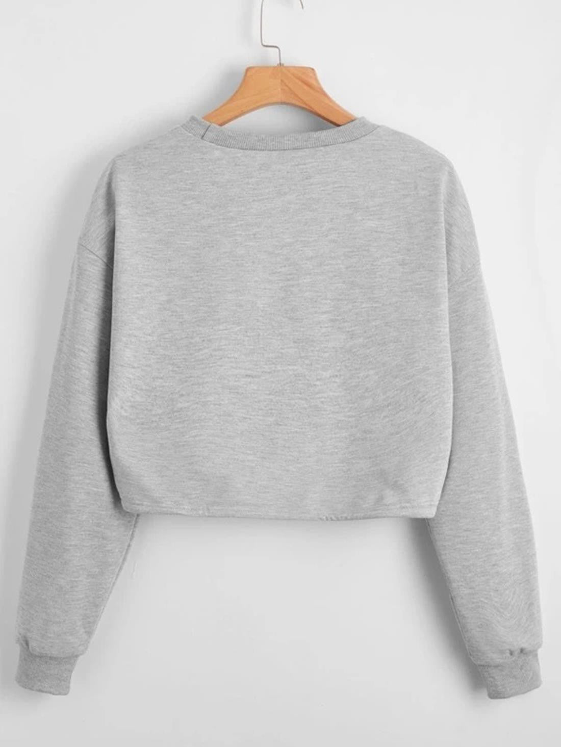 KOTTY Solid Casual Women Sweatshirt 