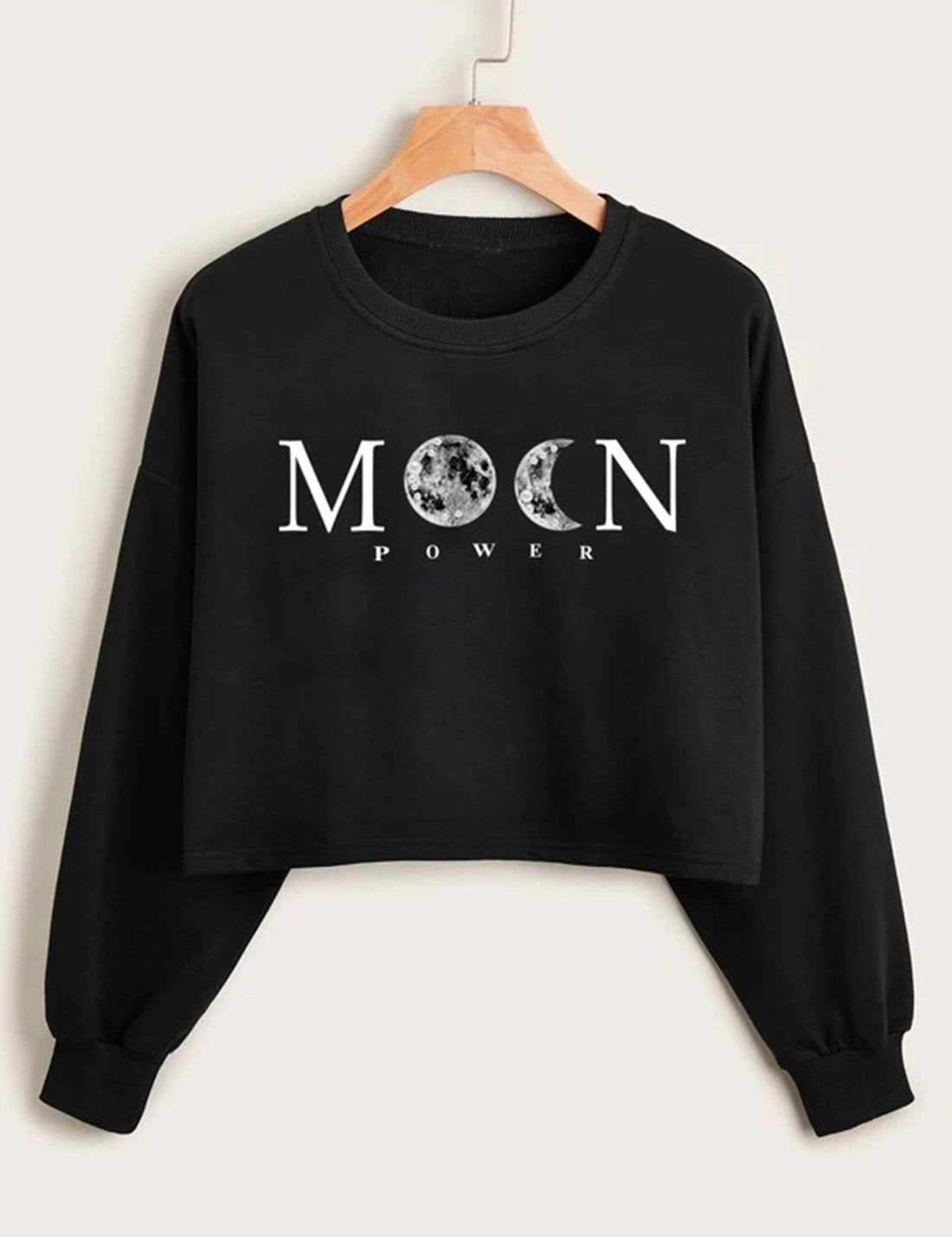 KOTTY Womens Full Sleeve Printed Sweatshirt