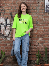 Women's Casual Solid Round Neck Cotton T-Shirt