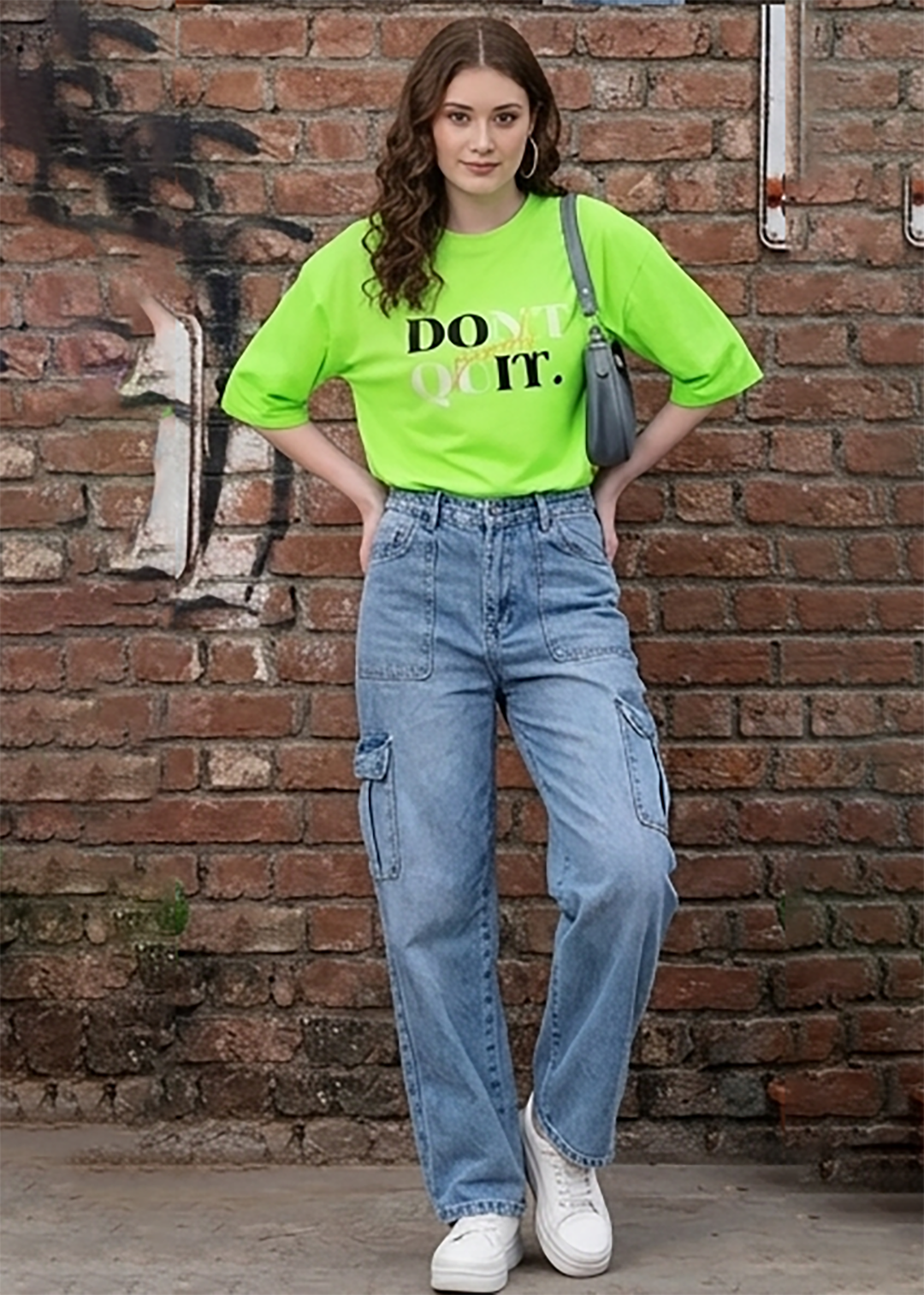 Women's Casual Solid Round Neck Cotton T-Shirt
