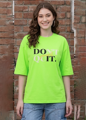 Women's Casual Solid Round Neck Cotton T-Shirt