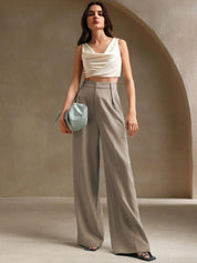 Kotty Women Relaxed Fit High-Rise Trousers