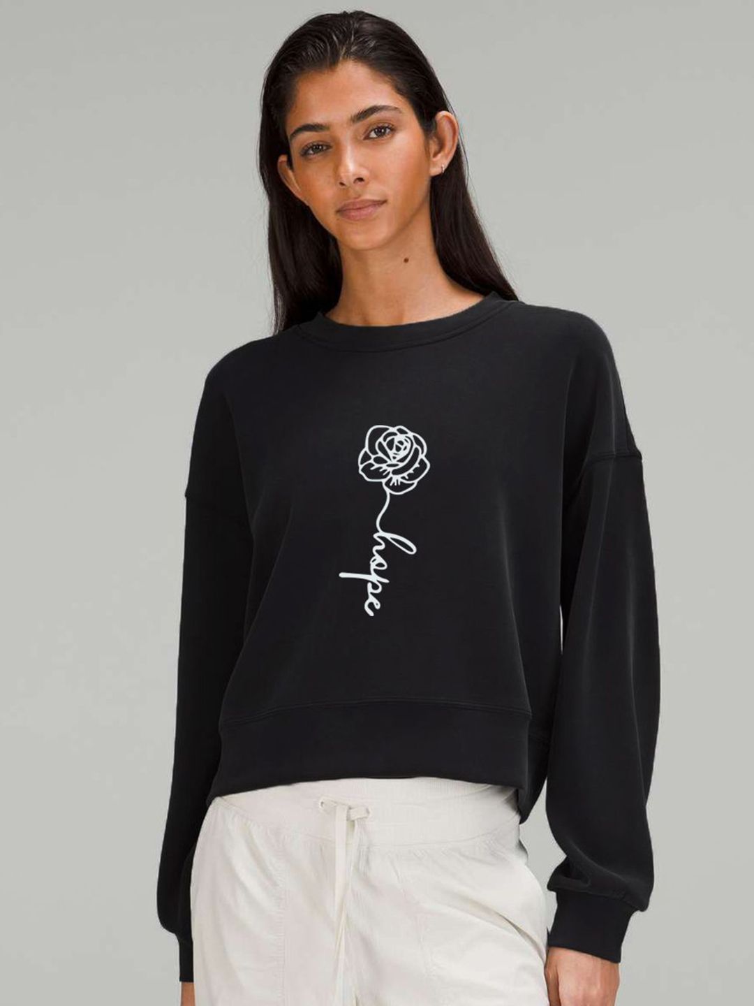 Kotty Women Full Sleeve Graphic Printed Sweatshirt