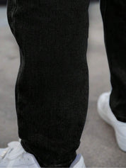 Kotty Men Straight Fit Low-Rise Stretchable Jeans