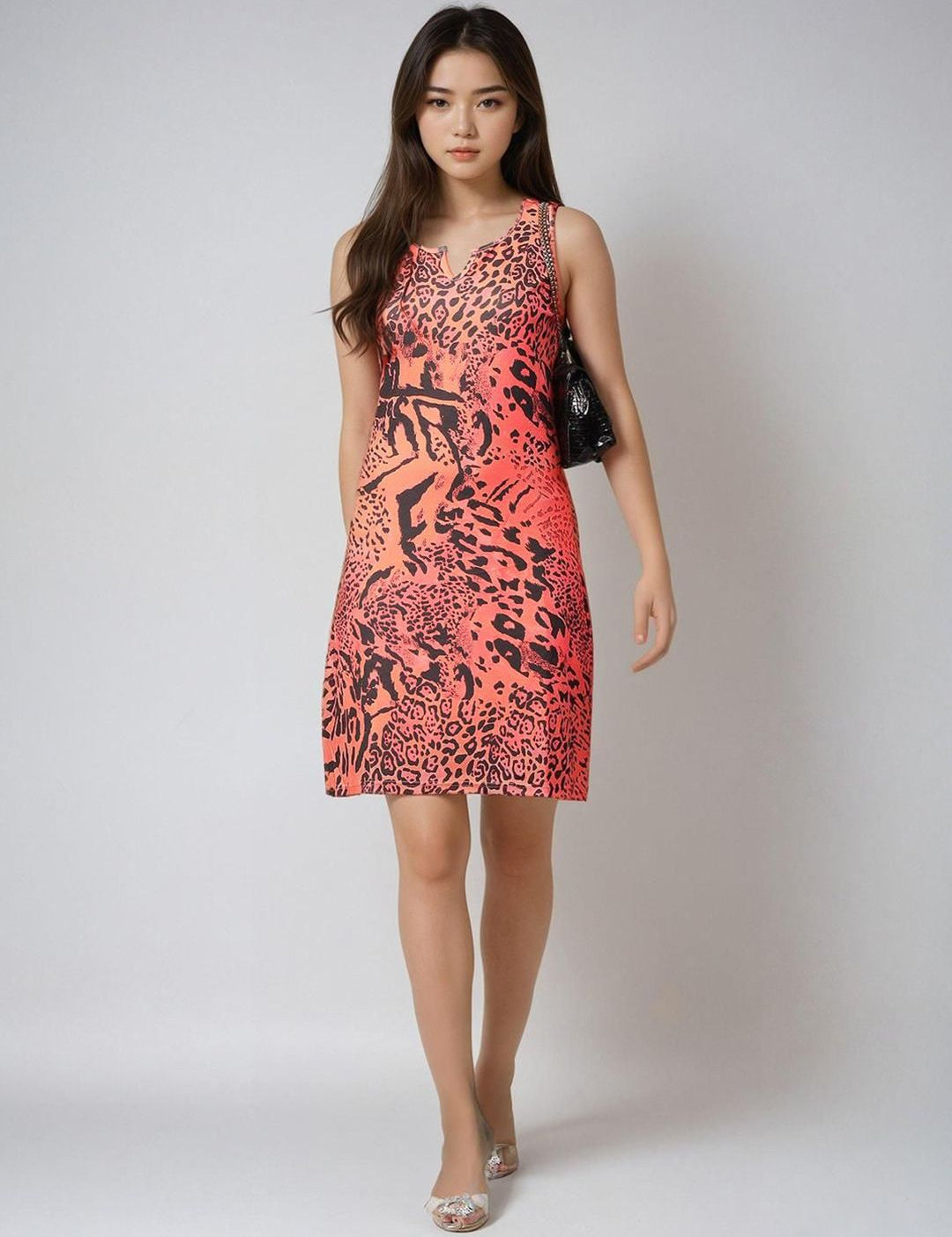 Kotty Women Animal Printed Sheath Dress