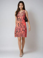 Kotty Women Animal Printed Sheath Dress