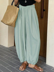 Kotty Women Relaxed Fit High-Rise Regular Trousers