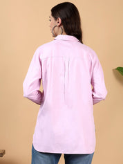 Kotty Women Spread Collar Long Sleeves Shirt