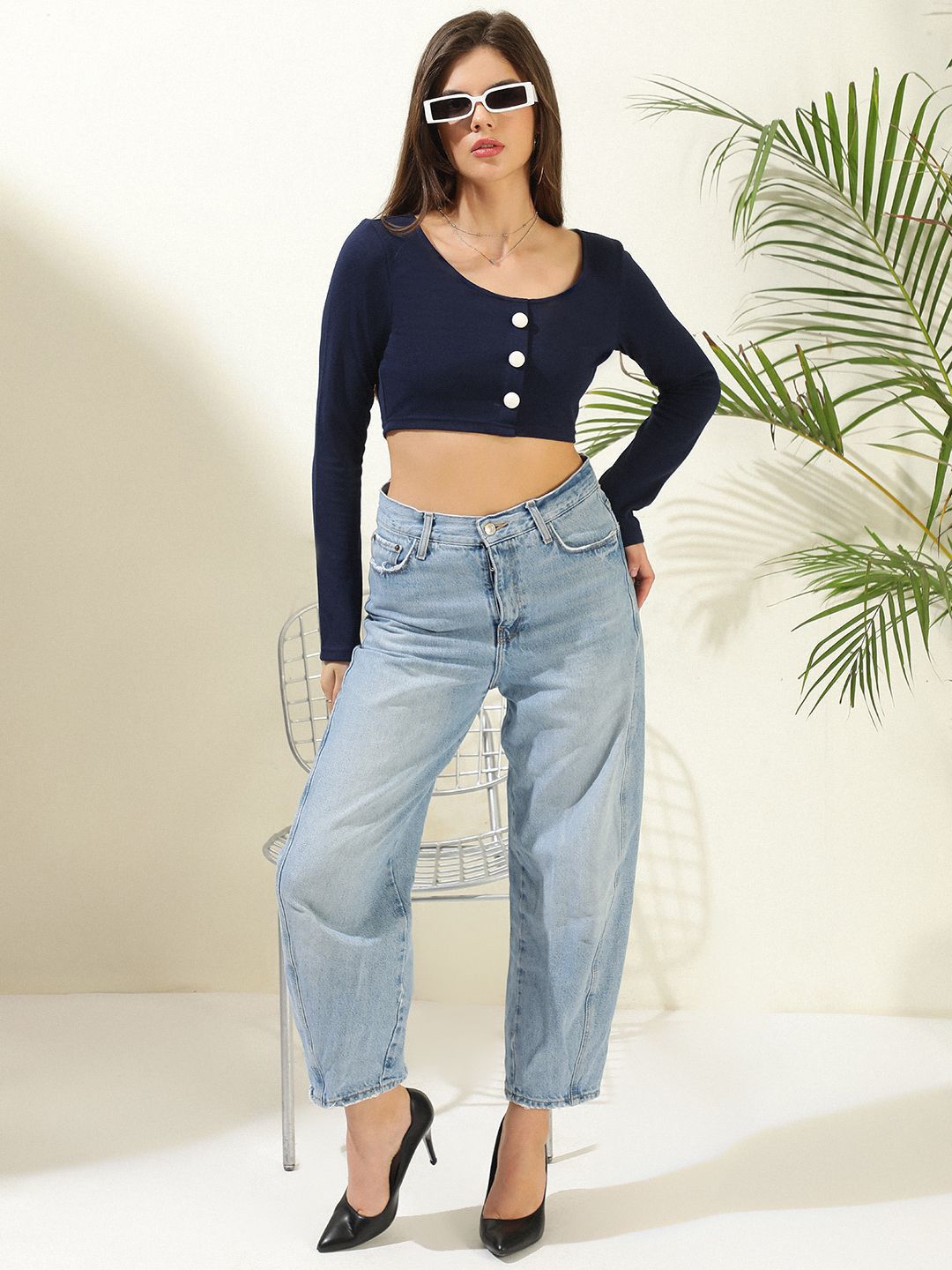 Kotty Women Solid Scoop Neck Top