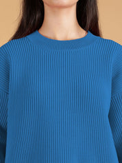 Kotty Women Cotton Ribbed Pullover