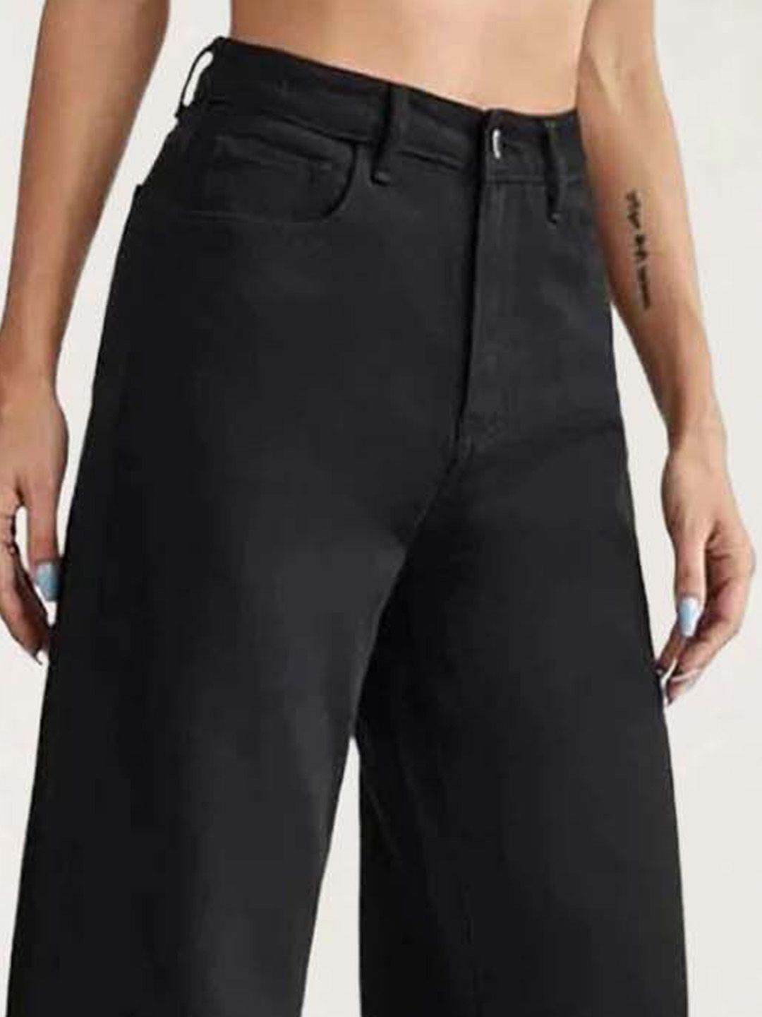 Kotty Women Wide Leg High-Rise Stretchable Jeans