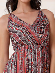 Kotty Women Floral Printed Wrap Dress