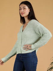 Kotty Women Cotton Ribbed Sweater