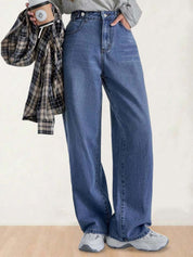 Kotty Women Boyfriend Fit High-Rise Stretchable Cotton Jeans