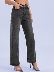Kotty Women Jean Straight Fit High-Rise Stretchable Jeans