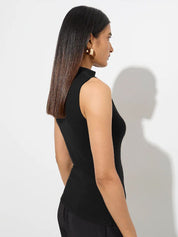 Kotty Women High Neck Sleeveless Top