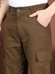 Kotty Men Relaxed Easy Wash Cargos Trousers