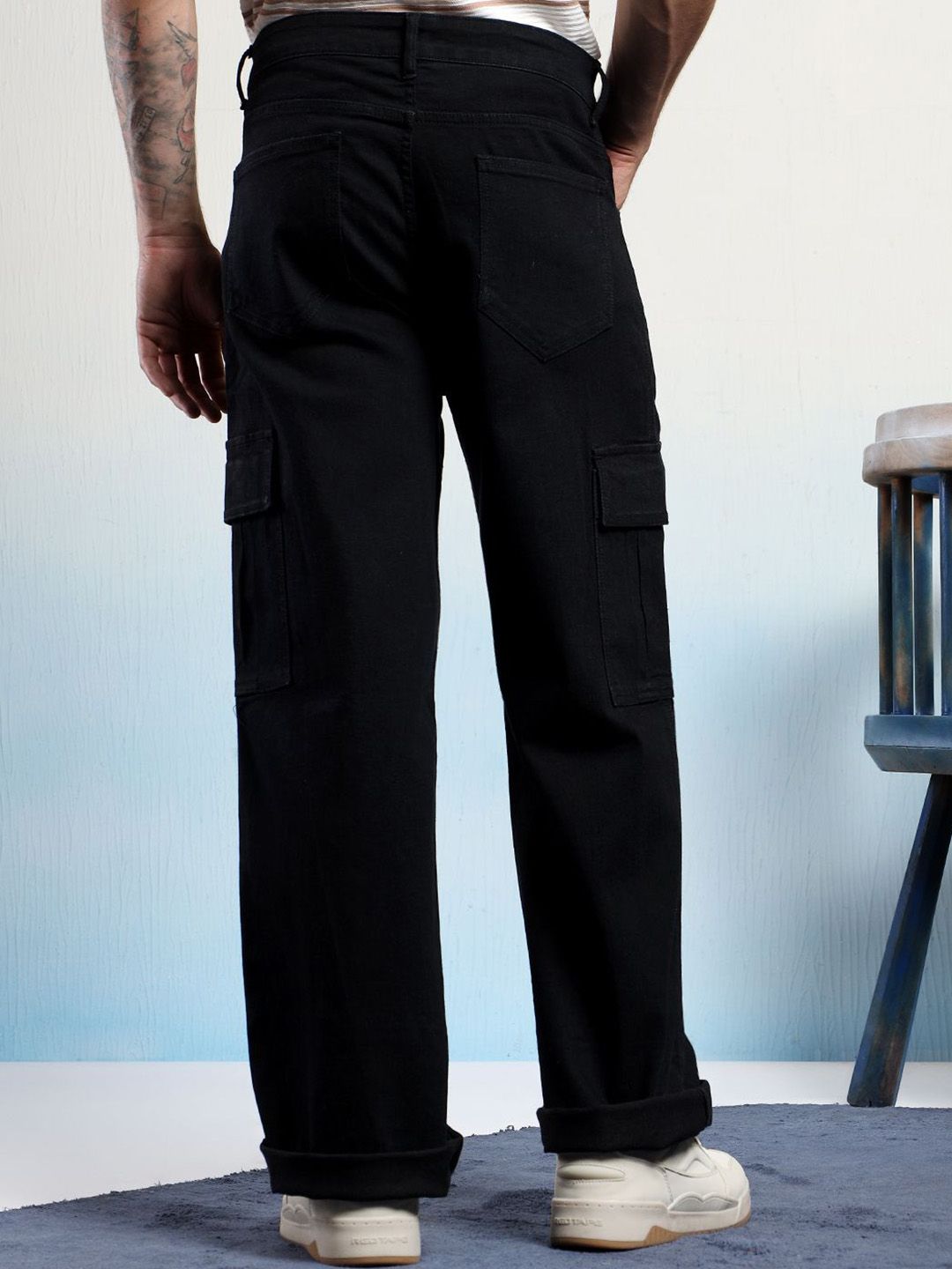 Kotty Men Pleated Cargos Trousers