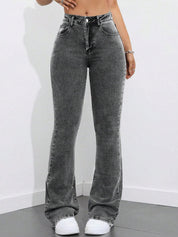 Kotty Women Flared High-Rise Stretchable Jeans