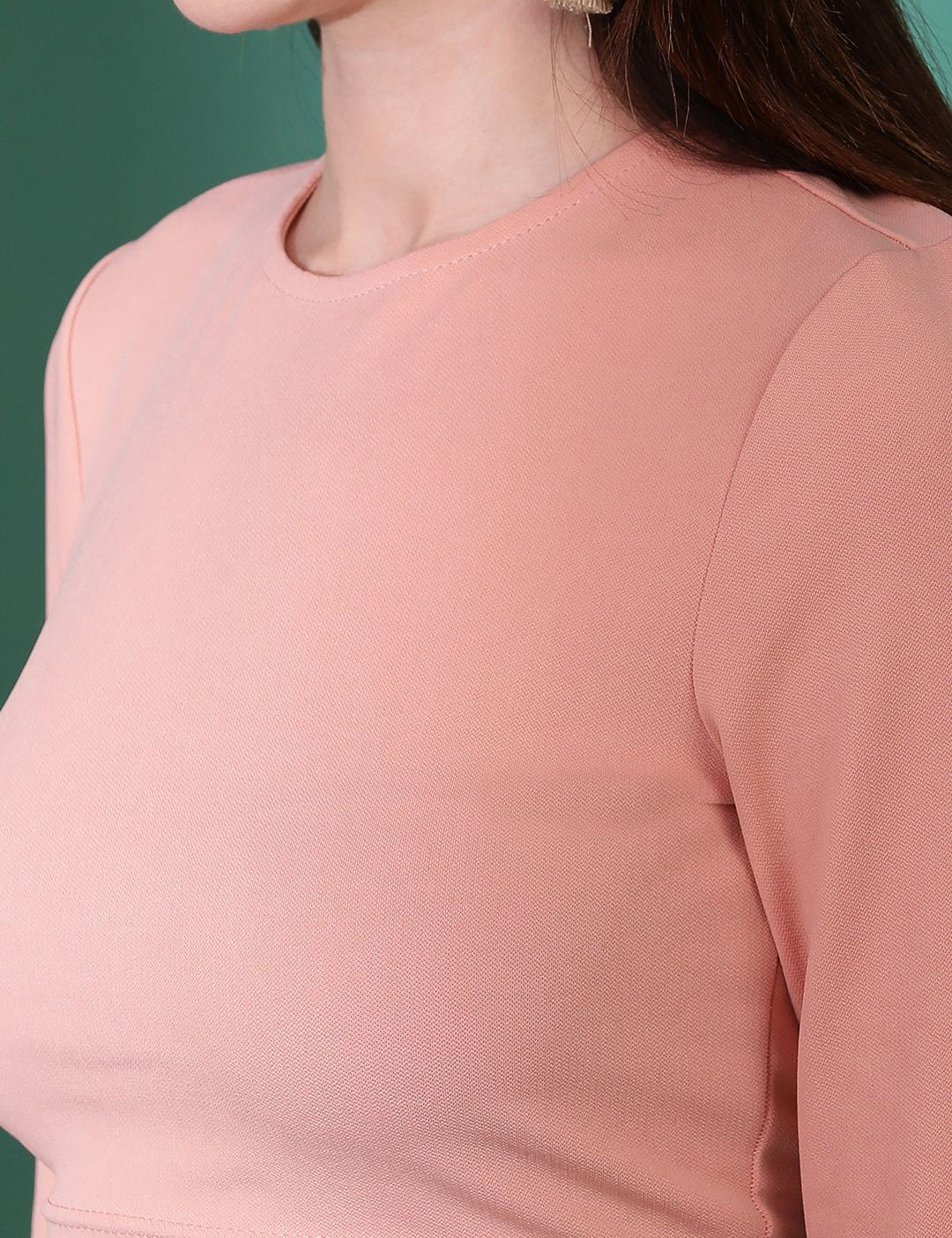 Kotty Women Solid High Neck Top