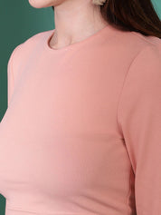 Kotty Women Solid High Neck Top