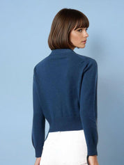 Kotty Women V-Neck Long Sleeves Cardigan