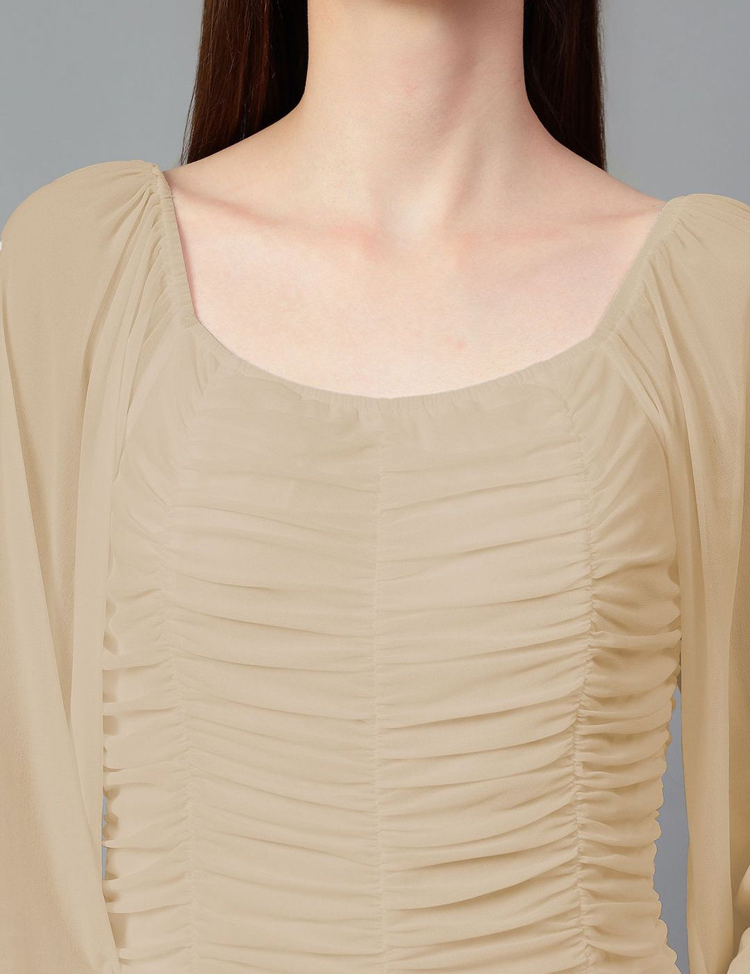 Kotty Bishop Sleeve Bodycon Dress