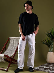 Kotty Men Relaxed Easy Wash Cargos Trousers