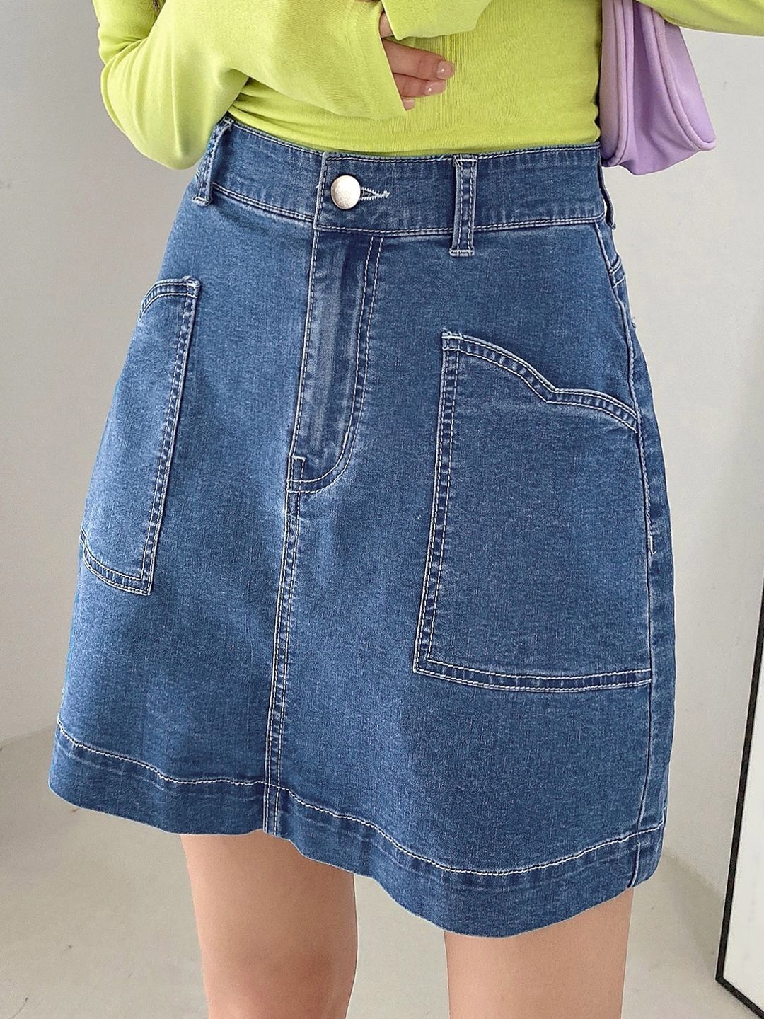 Kotty A-Line Above Knee Length Skirt