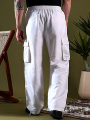 Kotty Men Relaxed Easy Wash Cargos Trousers